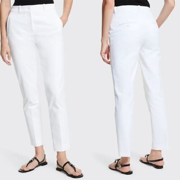 Michael Kors Dark Slate Gray 100% Cotton Pants | SZ 2 - Picture 9 of 11